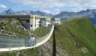 Der Stubnerkogel ist jetzt endlich direkt von Bad Gastein aus bequem mit einer Achtkabinenbahn erreichbar. Eine imposante Hängebrücke verbindet oben die Bergstation mit der Abfahrt am Sender. Foto: SRT-Archivbild
