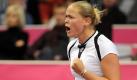 Anna-Lena Grönefeld of Germany react during their World Group Federation Cup, first round match against Safarova of Czech Republic, in Brno, Czech Republic, 06 February 2010 EPA/Filip Singer dpa +++(c) dpa - Bildfunk+++ Foto: dpa