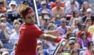 Roger Federer steht im Achtelfinale der US Open. Foto: dpa
