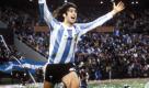 Mario Kempes bejubelt ein Tor bei der WM 1978. Foto: imago/Frinke