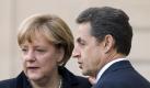 Die Vorschläge von Deutschland und Frankreich für eine schärfere Haushaltsdisziplin stehen im Mittelpunkt des Gipfels: Kanzlerin Merkel und Nicolas Sarkozy. Foto: Ian Langsdon/Archiv Foto: dpa
