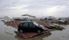 Die Rettungsarbeiten sind in vollem Gange. Foto: ap