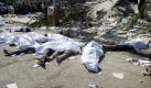 Opfer des Erdbebens in Haiti liegen in der Hauptstadt Port-au-Prince auf der Straße. Das Epizentrum des Erdbebens befand sich nur 15 Kilometer entfernt. 
 Foto: dpa