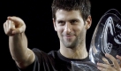 Novak Djokovic jubelt ber seinen ersten WM-Titel. Damit hat er nach den Australian Open das erste groe Turnier des Jahres 2008 gewonnen - und nun auch das letzte. Foto: dpa