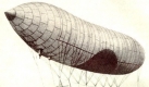 Mit seinem ersten Luftschiff Airship No. 1 stieg Santos Dumont am 20. September 1898 zum ersten Mal auf. In den Jahren 1898 bis 1906 baute er insgesamt elf Luftschiffe sowie jeweils ein Luftschiff für die Unterstützung eines Hubschrauberflugs und eines Motorflugs am 19. Juli 1906. Foto: wikipedia