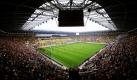 Das umgebaute Rudolf-Harbig-Stadion ist bei laufendem Spielbetrieb in knapp zwei Jahren für rund 43 Millionen Euro abschnittsweise abgerissen und neu errichtet worden. Foto: ddp