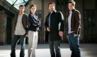 Aus dem Trio wird ein Quartett: Kommissar LaBréa (Francis Fulton-Smith, 2. v. r.) und seine Kollegen Jean-Marc Lagarde (Bruno Bruni, r.) und Corinne Dupont (Anja Knauer) erhalten Unterstützung von Franck Zechira (Oliver Bootz, l.). Foto: ARD Degeto/Dennis Satin