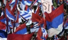 Tens of thousands of supporters gather to attend a closing campaign event in support of presidential candidate Jose Mujica, of the ruling party Frente Amplio, in Montevideo, Wednesday, Oct. 21, 2009. Uruguay's general elections will be held on Oct. 25. (AP Photo/Matilde Campodonico) Foto: ap