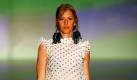 Das brasilianische Supermodel Gisele Bündchen präsentiert auf der Sao Paulo Fashion Week eine neue Kreation des Labels Colcci. Foto: ap