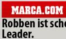 Marca (Spanien): Robben ist schon wieder Bayerns Leader. Foto: news.de/iStock/dpa (Montage)