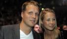 Oliver Pocher und Sandy Meyer-Wölden besuchten am 04.09. den Boxkampf zwischen Felix Sturm und Giovanni Lorenzo in Köln. Gerne lässt sich das Paar bei Boxkämpfen sehen. Foto: ddp