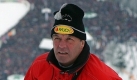 Toni Sailer 2003 am Rande der Skirennstrecke in Kitzbühel. Foto: dpa