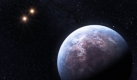 This artist rendering provided by the European South Observatory shows some of the 32 new planets astronomers found outside our solar system, adding evidence to the theory that the universe has many places where life could develop. (AP Photo/European South Observatory)
 Foto: ap