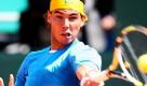 Der Spanier Rafael Nadal spielt einen Ball zurück an seinen deutschen Gegenspieler Michael Berrer bei dem Masters-Turnier in Monte Carlo. Der Deutsche unterlag mit 0:6 und 1:6.   Foto: ap