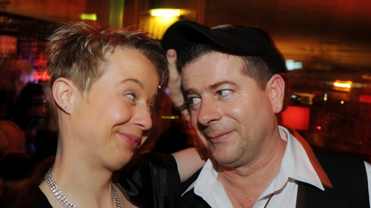 Michael Hirte und Jenny beim Echo 2012 in Berlin.