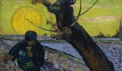 Das Gemälde Sämann bei untergehender Sonne von Vincent van Gogh, Arles, November 1888. Woran er arbeitete und was ihm durch den Kopf ging, hat der Künstler in Hunderten von Briefen mitgeteilt. Seit dem Wochenende sind sie weltweit rund um die Uhr zugänglich, systematisch geordnet und per Mausklick verbunden mit Abbildungen sämtlicher Werke, eigenen und fremden, auf die Van Gogh jemals in seiner Korrespondenz Bezug nahm.
 Foto: dpa
