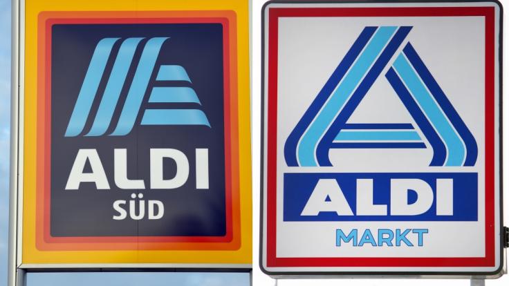 Aldi Süd (links) und Aldi Nord teilen sich filialmäßig Deutschland auf.