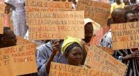 Protest im Senegal gegen Genitalverstümmelung.