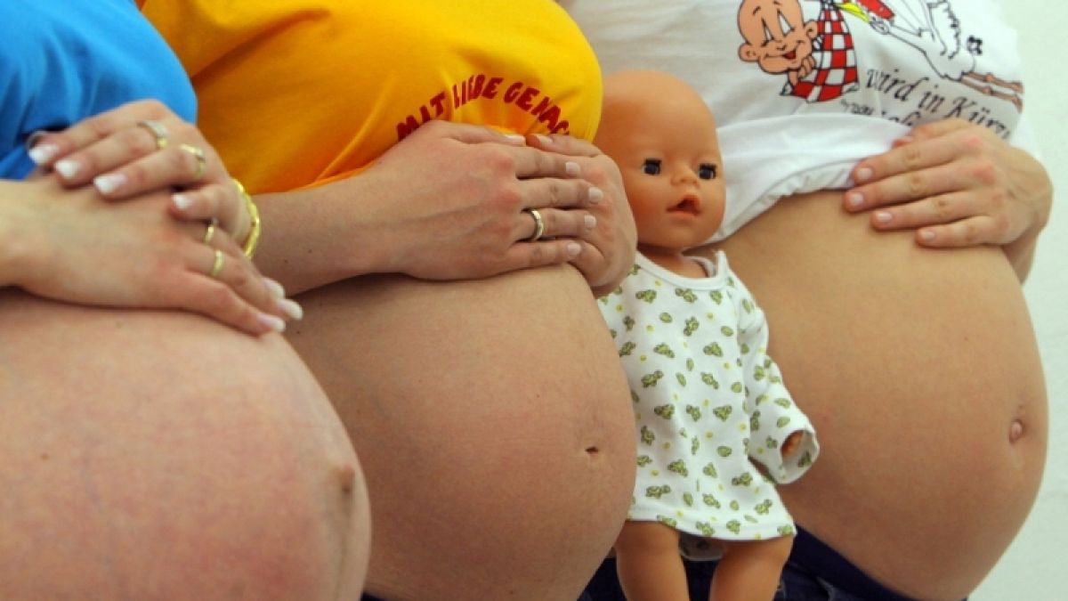 Bauch schwanger übergewicht Mit Übergewicht