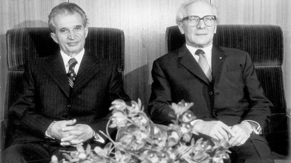 Rümäniens Diktator Nicolae Ceausescu (Foto)