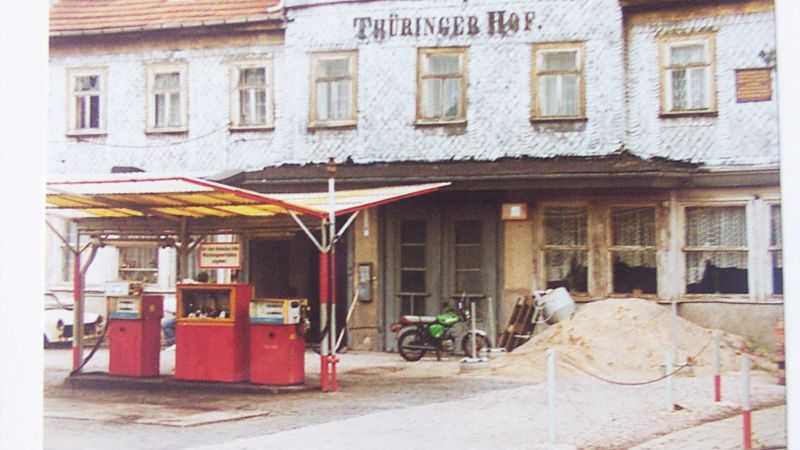 Minol Tankstelle, Gotha 1989 (Foto)
