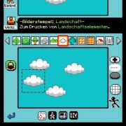 Ähnlich wie das Programm Paint für den PC bietet der Editor diverse Funktionen, mit den sich Kulissen leichter erstellen lassen als mit Hand und Stylus. Ähnlich wie das Programm Paint für den PC bietet der Editor diverse Funktionen, mit den sich Kulissen leichter erstellen lassen als mit Hand und Stylus.