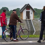 Der Oderpegel im brandenburgischen Ratzdorf ist in den vergangenen fünf Tagen um 50 Zentimeter gestiegen. Der Oderpegel im brandenburgischen Ratzdorf ist in den vergangenen fünf Tagen um 50 Zentimeter gestiegen.