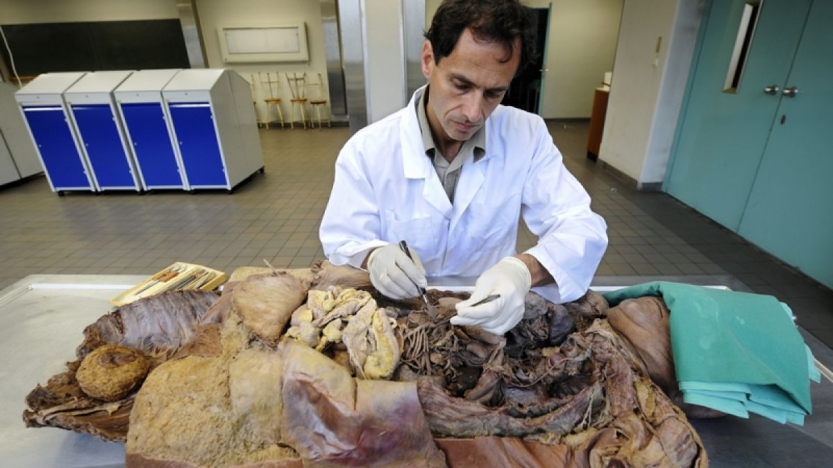 Christof Schomerus, Anatomie-Professor in Frankfurt, braucht Körperspender, um seine Studenten zu Ärzten zu machen. (Foto)