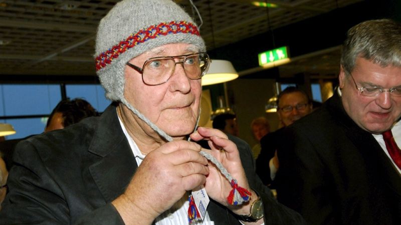 Alles gelogen? Möbelkönig Ingvar Kamprad ist zwar reichster Bewohner der Schweiz, hält aber das Bild (Foto)