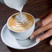 Anschließend teilen Sie die Linien in der Mitte, indem Sie sich mit einem Schwung wieder zurück zum Ausgangspunkt bewegen. Der Blütenstiel entsteht. Mit einem schwungvollen Abgang ziehen Sie den Strahl aus der Tasse. Anschließend teilen Sie die Linien in der Mitte, indem Sie sich mit einem Schwung wieder zurück zum Ausgangspunkt bewegen. Der Blütenstiel entsteht. Mit einem schwungvollen Abgang ziehen Sie den Strahl aus der Tasse.