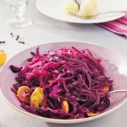 Rotkohl mit Nelken und Zwergorangen Rotkohl mit Nelken und Zwergorangen