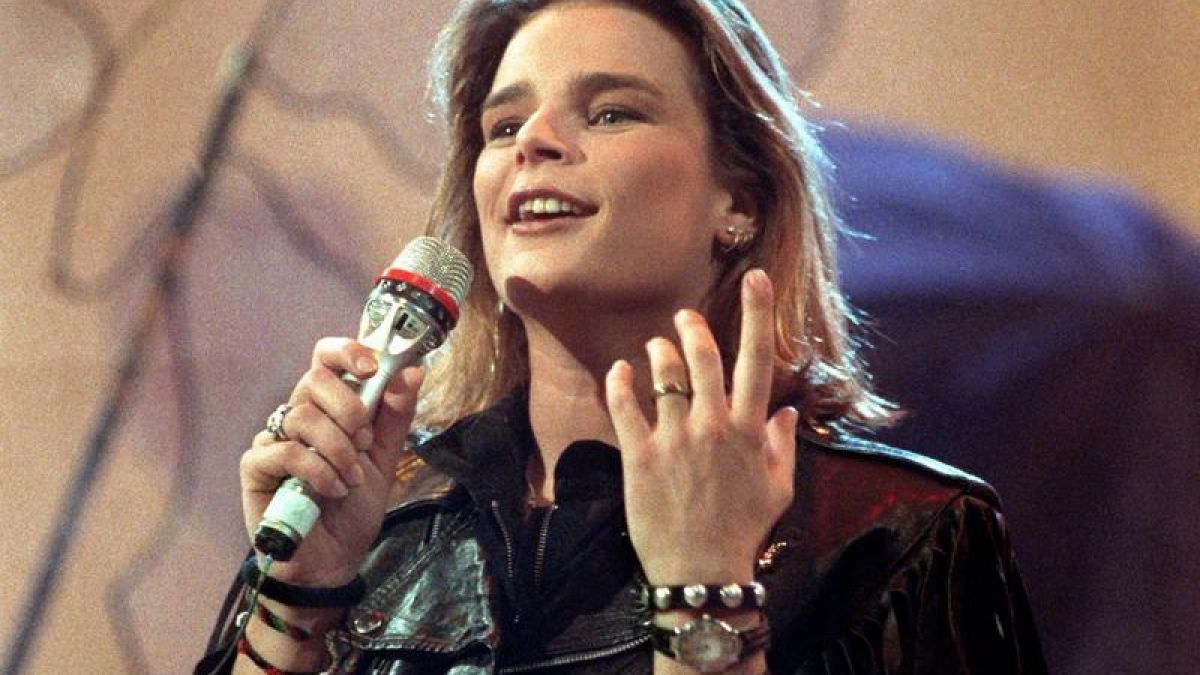 Stéphanie von Monaco in der ZDF-Show "Wetten, dass ...?" am 13. April 1991. (Foto)