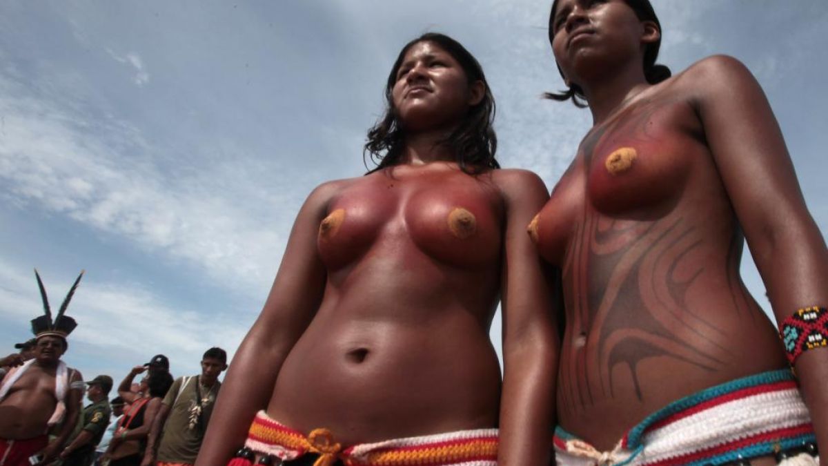 Frauen nackt indianer Alte Indianer