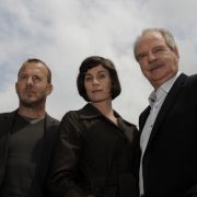 Der ZDF-Zweiteiler Entführt mit (von links) Heino Ferch, Nina Kunzendorf und Friedrich von Thun erhielt 2010 die Goldene Kamera als bester deutschen Fernsehfilm.