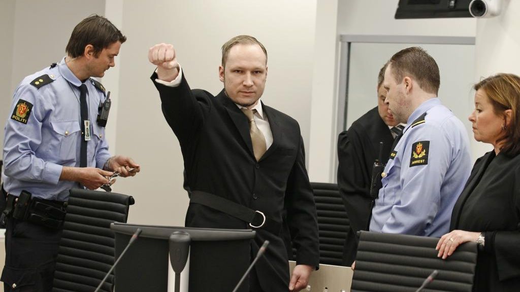 Anders Behring Breivik vor Gericht (Foto)