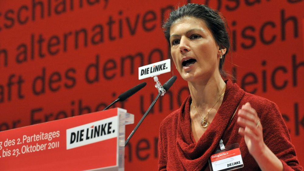 Sahra Wagenknecht ist das vermutlich bekannteste weibliche Gesicht der Linken. Seit sie mit Oskar Lafontaine liiert ist, steht die stellvertretende Vorsitzende noch mehr im Fokus der Öffentlichkeit. (Foto)