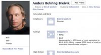Breivik Facebook