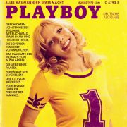 Auf dem Cover der erster deutschen Playboy-Ausgabe posierte Gaby Heier.