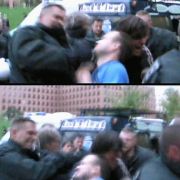 «Freiheit statt Angst» hieß die Demo 2009 in Berlin, bei der zwei Polizisten den unbehelligten Oliver H. verprügelten. «Freiheit statt Angst» hieß die Demo 2009 in Berlin, bei der zwei Polizisten den unbehelligten Oliver H. verprügelten.