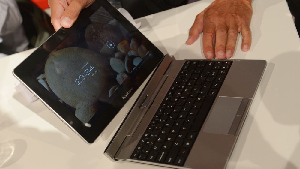 Android-Tablet mit abnehmbarer Tastatur (Foto)
