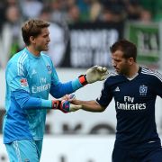 René Adler und Rafael van der Vaart René Adler und Rafael van der Vaart