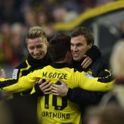 Marco Reus, Mario Götze, Kevin Großkreutz (Borussia Dortmund) Marco Reus, Mario Götze, Kevin Großkreutz (Borussia Dortmund)