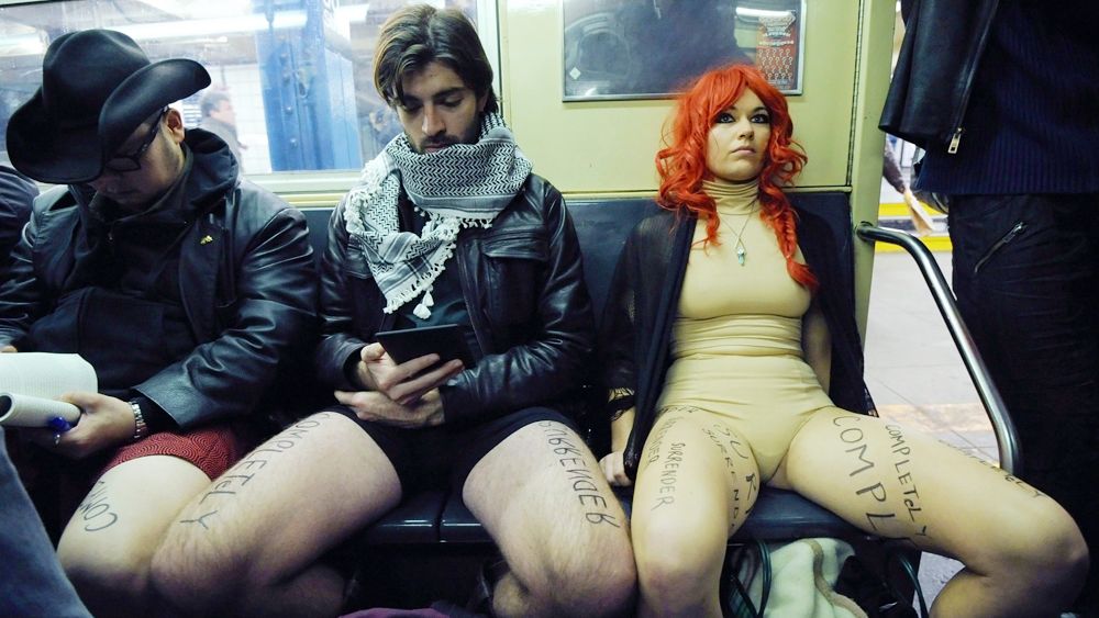  [36155085] No Pants Subway Ride 2013 New York (Foto)