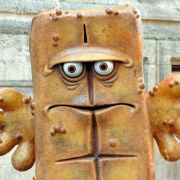BERND DAS BROT, die Kinderkanal-Figur, traf es im Jahr 2009. BERND DAS BROT, die Kinderkanal-Figur, traf es im Jahr 2009.