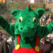 BUGALOU, das Maskottchen der Bundesgartenschau 2007 in Gera und Ronneburg, verschwand auch 2009. BUGALOU, das Maskottchen der Bundesgartenschau 2007 in Gera und Ronneburg, verschwand auch 2009.
