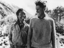 Der neuseeländische Bergsteiger Edmund Hillary (r.) mit dem Sherpa Tensing Norgay (auch «Tiger des Schnees» genannt), der ihn bei der offiziellen Erstbesteigung des Mount Everest 1953 begleitete. (Foto)