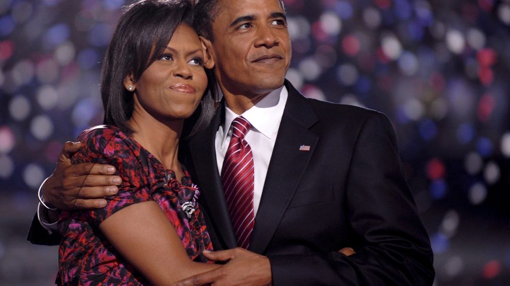 US-Präsident Barack Obama und seine Frau Michelle. (Foto)