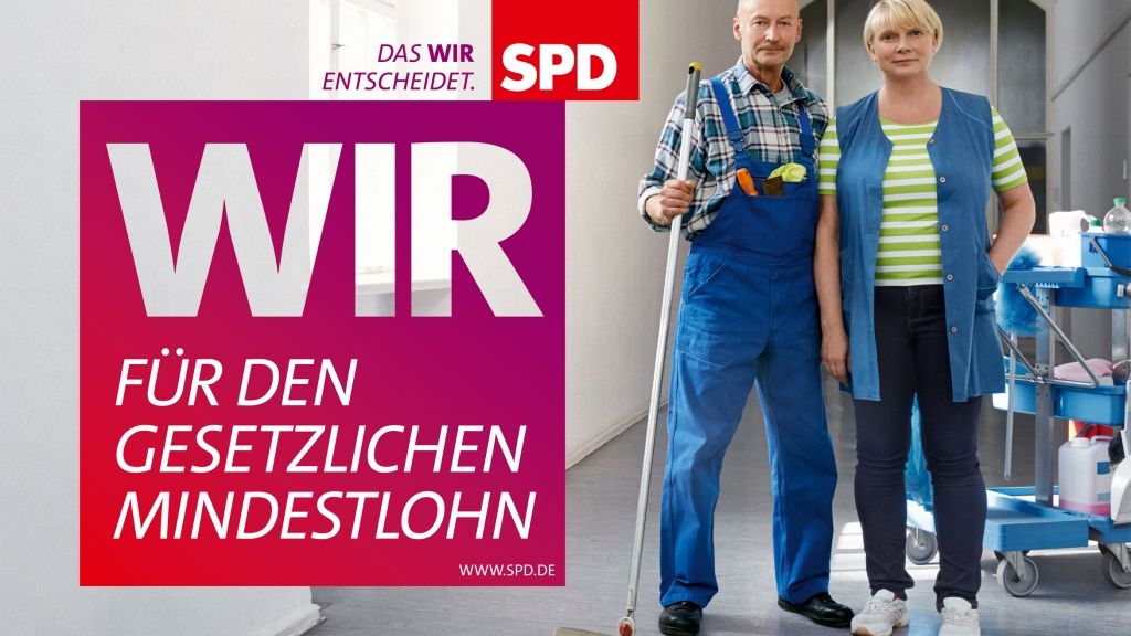 Die SPD wirbt für einen gesetzlichen Mindestlohn. (Foto)