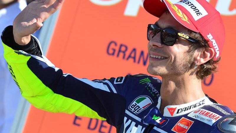 Er ist der Star der MotoGP-Szene: Valentino Rossi. Der Italiener hat neun Weltmeistertitel eingefahren, sieben davon in der Königsklasse. (Foto)