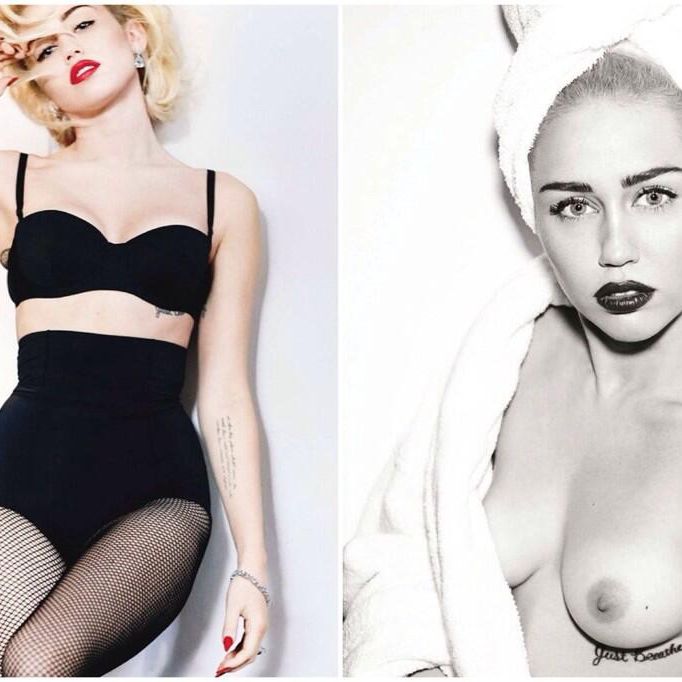 Miley Cyrus nackt in der deutschen «Vogue»